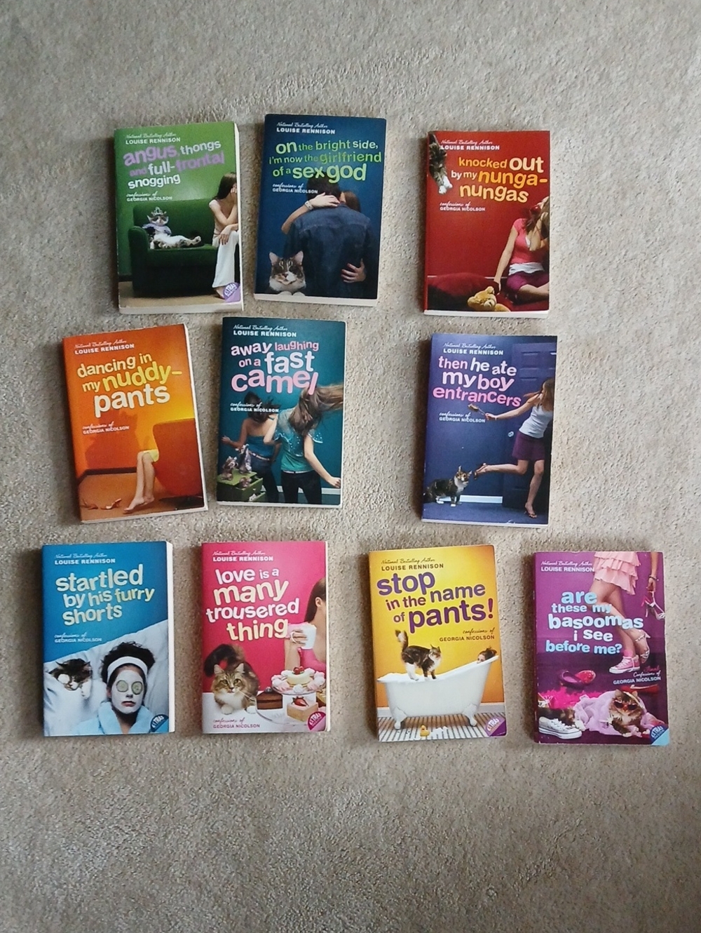Full set of Georgia Nicolson paperbacks